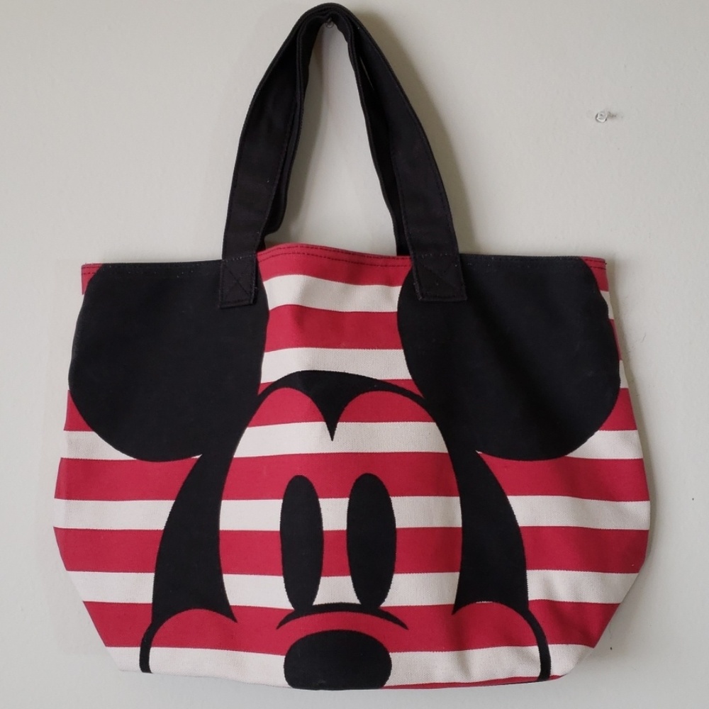 Mickey Minnie Canvas Tote